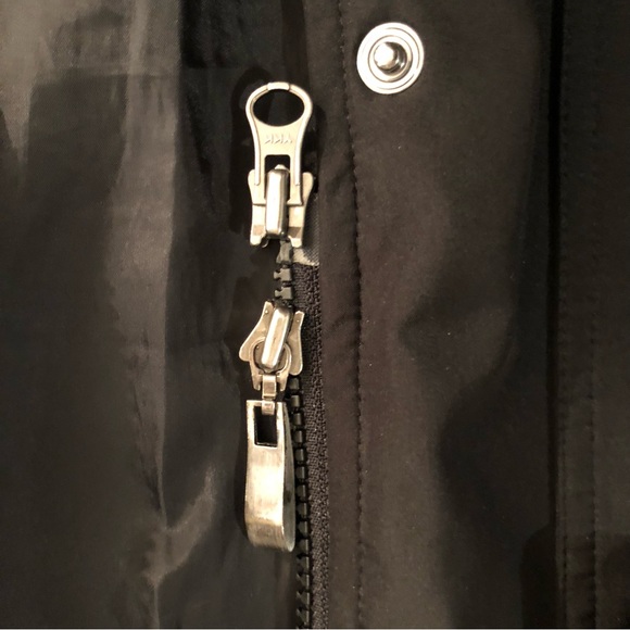 Structure Mens Utility / Field Jacket Size XL Black Full Zip Inside Drawstring - Picture 7 of 14